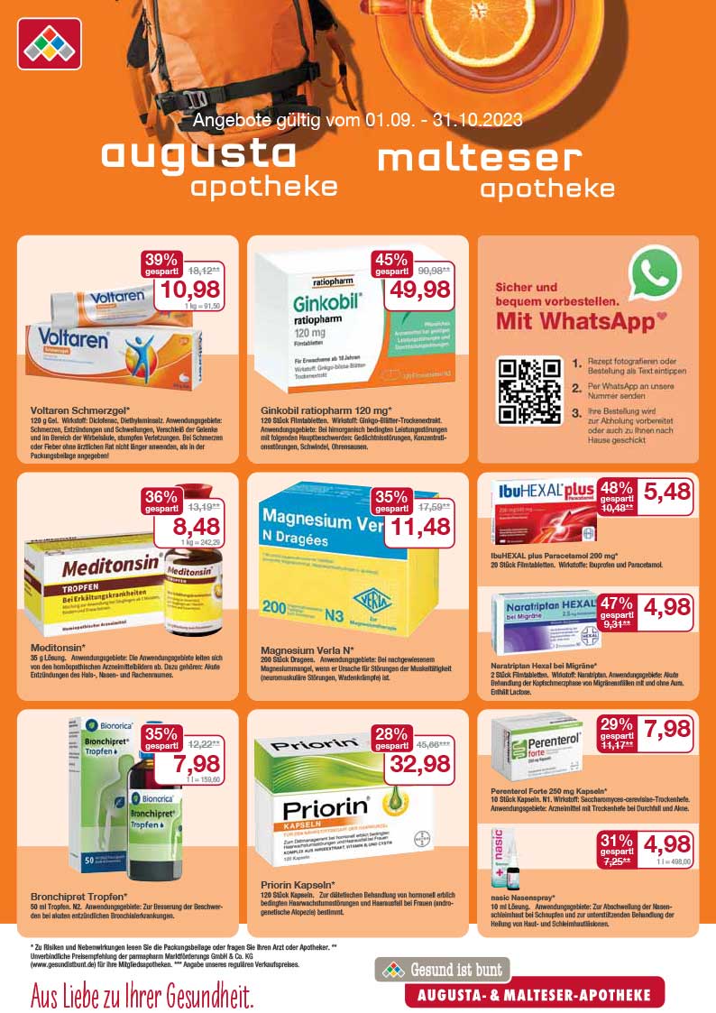 Angebote September/Oktober